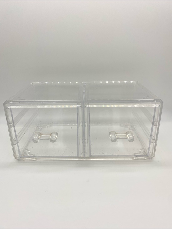 Other - Clear Acrylic 2 Compartment Drawer Storage Organizer